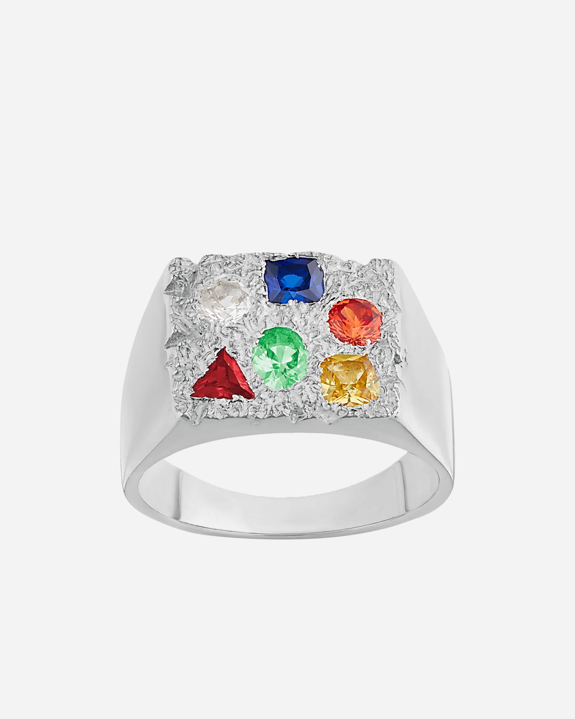 Chevalière Cottage Rose Garden en Argent