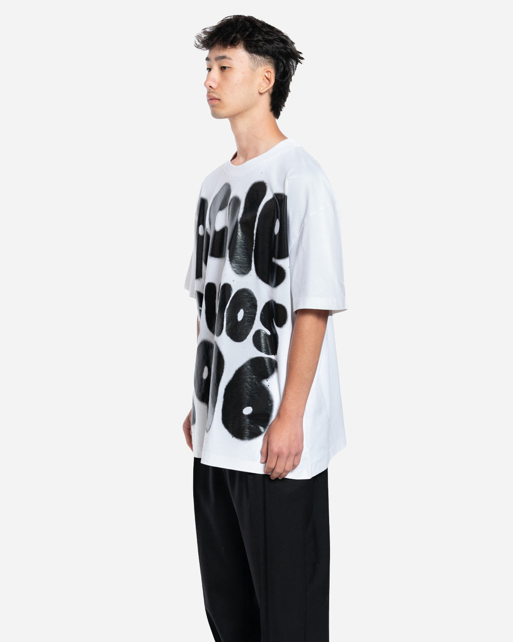 T-Shirt à Logo en Spray