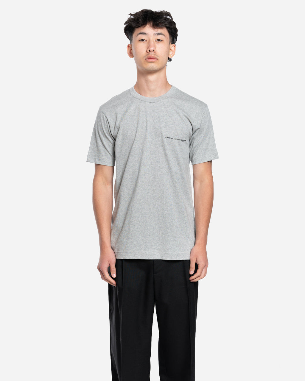 T-Shirt Manche Courte à Logo Poitrine