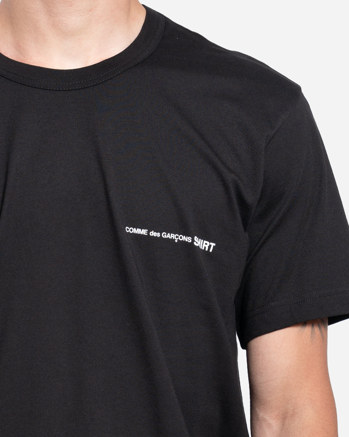 T-Shirt Manche Courte à Logo Poitrine