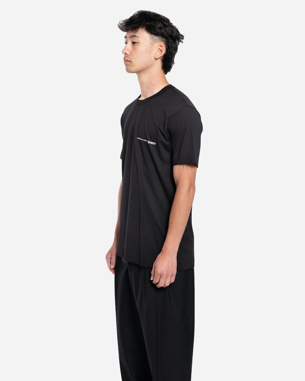 T-Shirt Manche Courte à Logo Poitrine