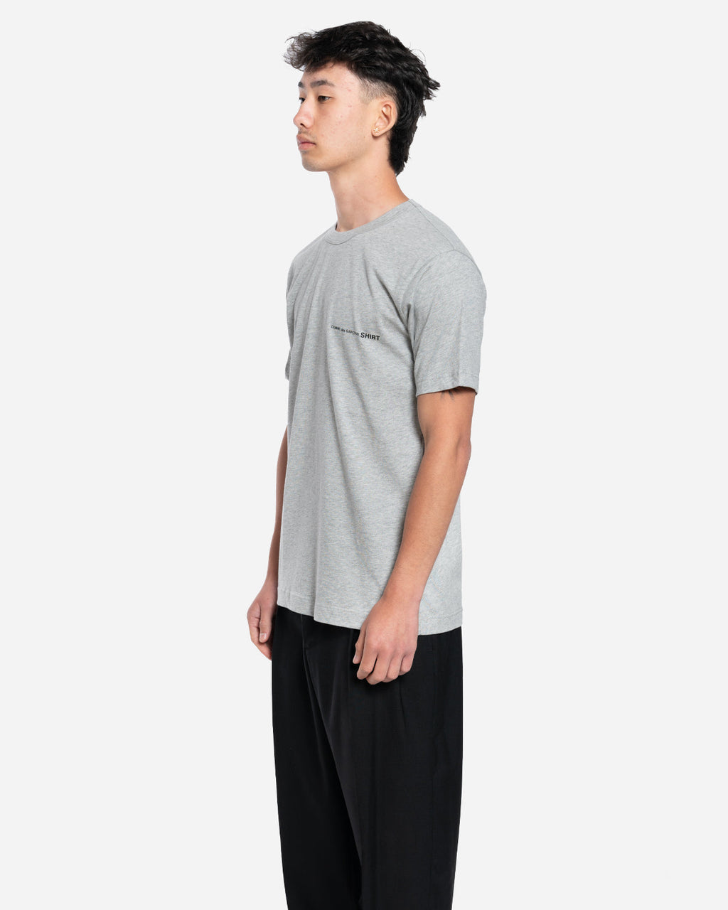 T-Shirt Manche Courte à Logo Poitrine