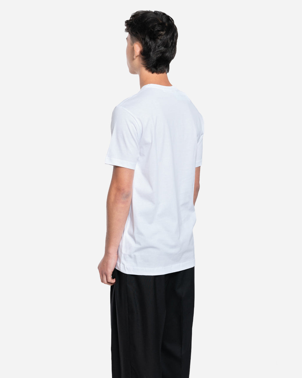 T-Shirt Manche Courte à Logo Poitrine