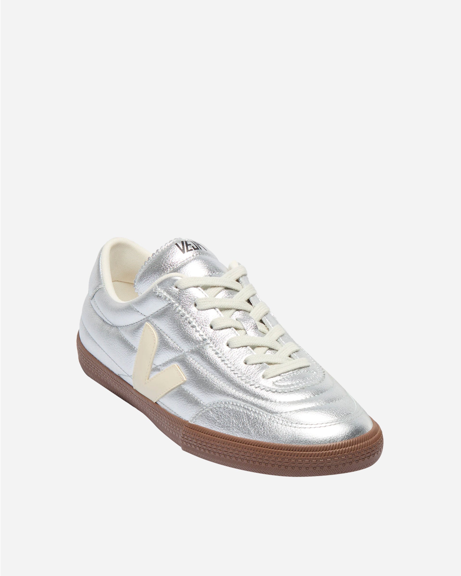 Panenka Leather Silver White Pierre Bark