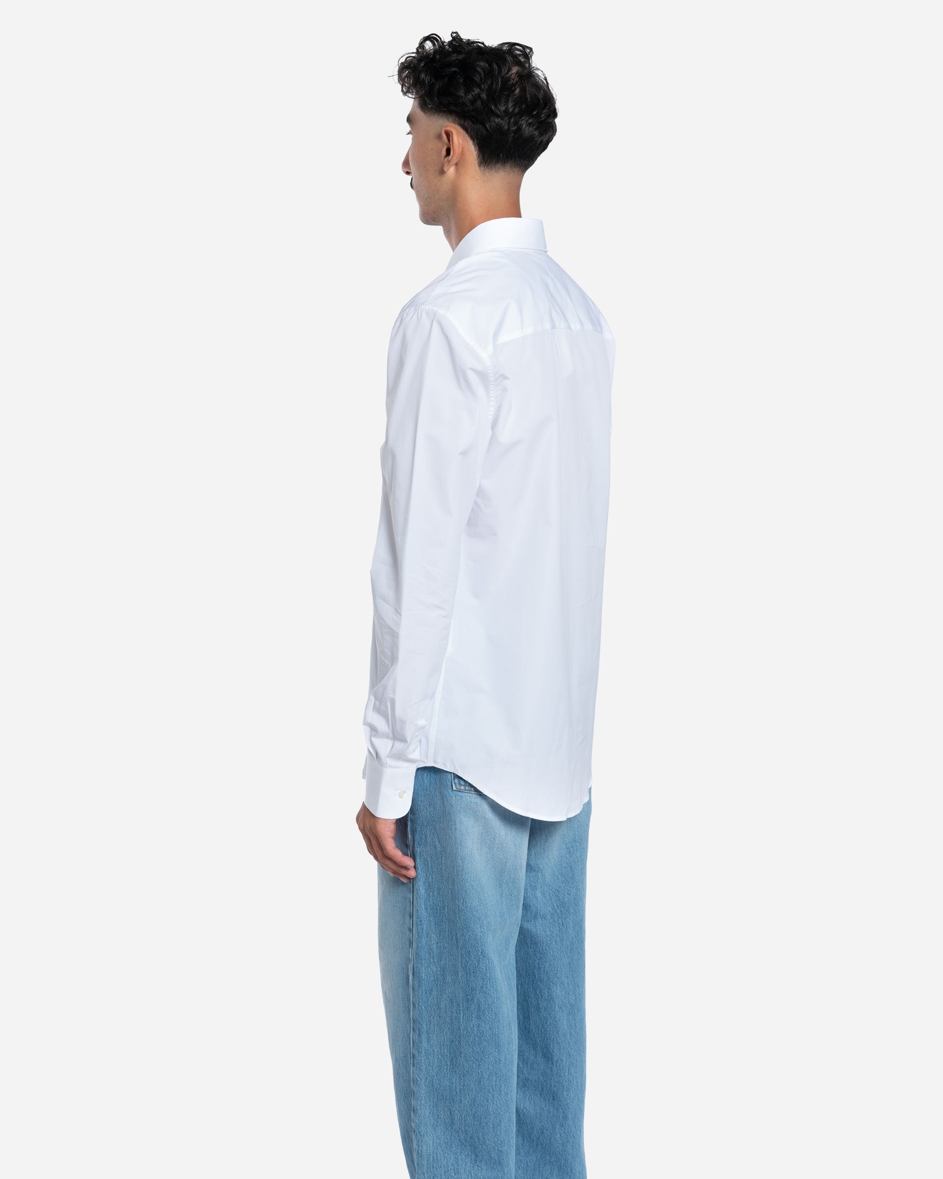 Chemise en Popeline De Coton Blanche