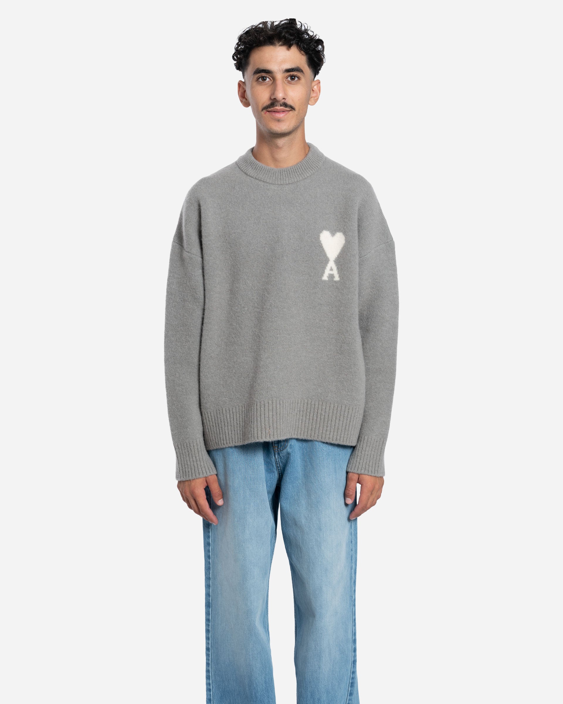 Pull Col Rond Ami De Coeur en Alpaga