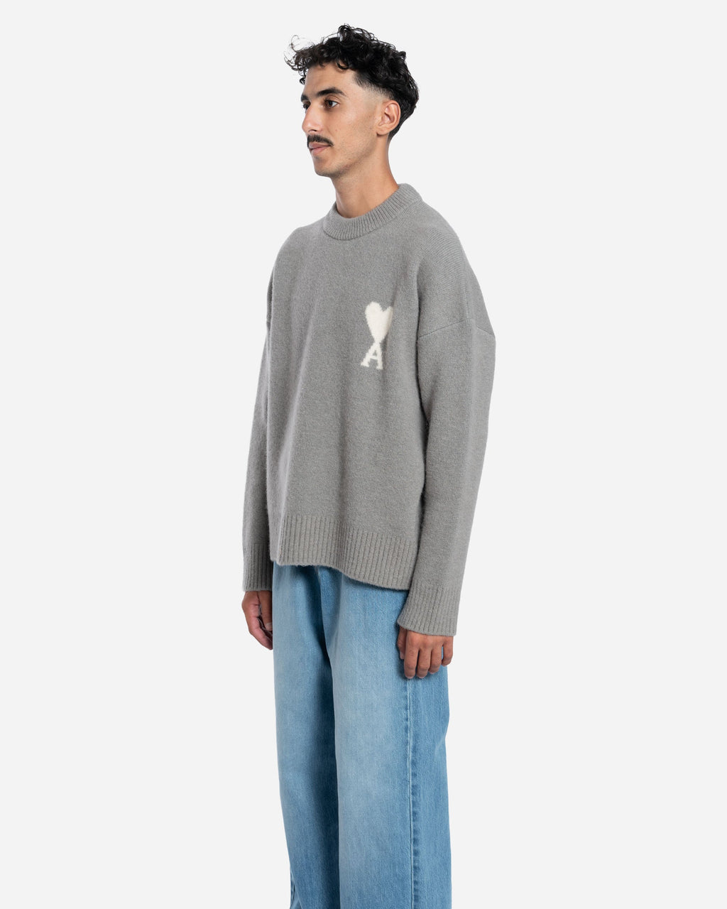 Pull Col Rond Ami De Coeur en Alpaga