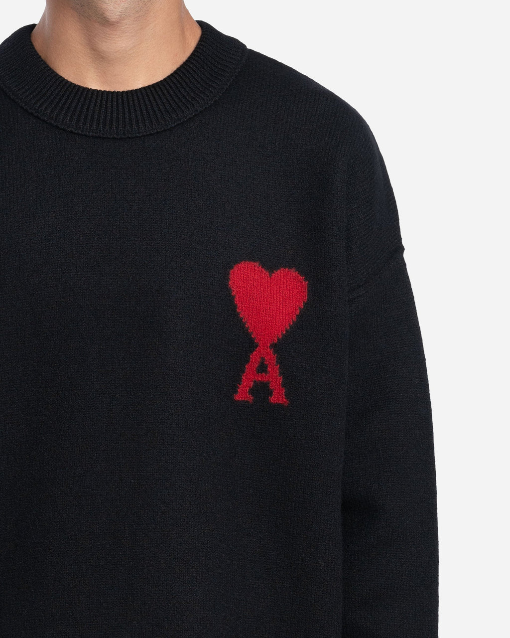 Pull Col Rond Ami De Coeur en Laine