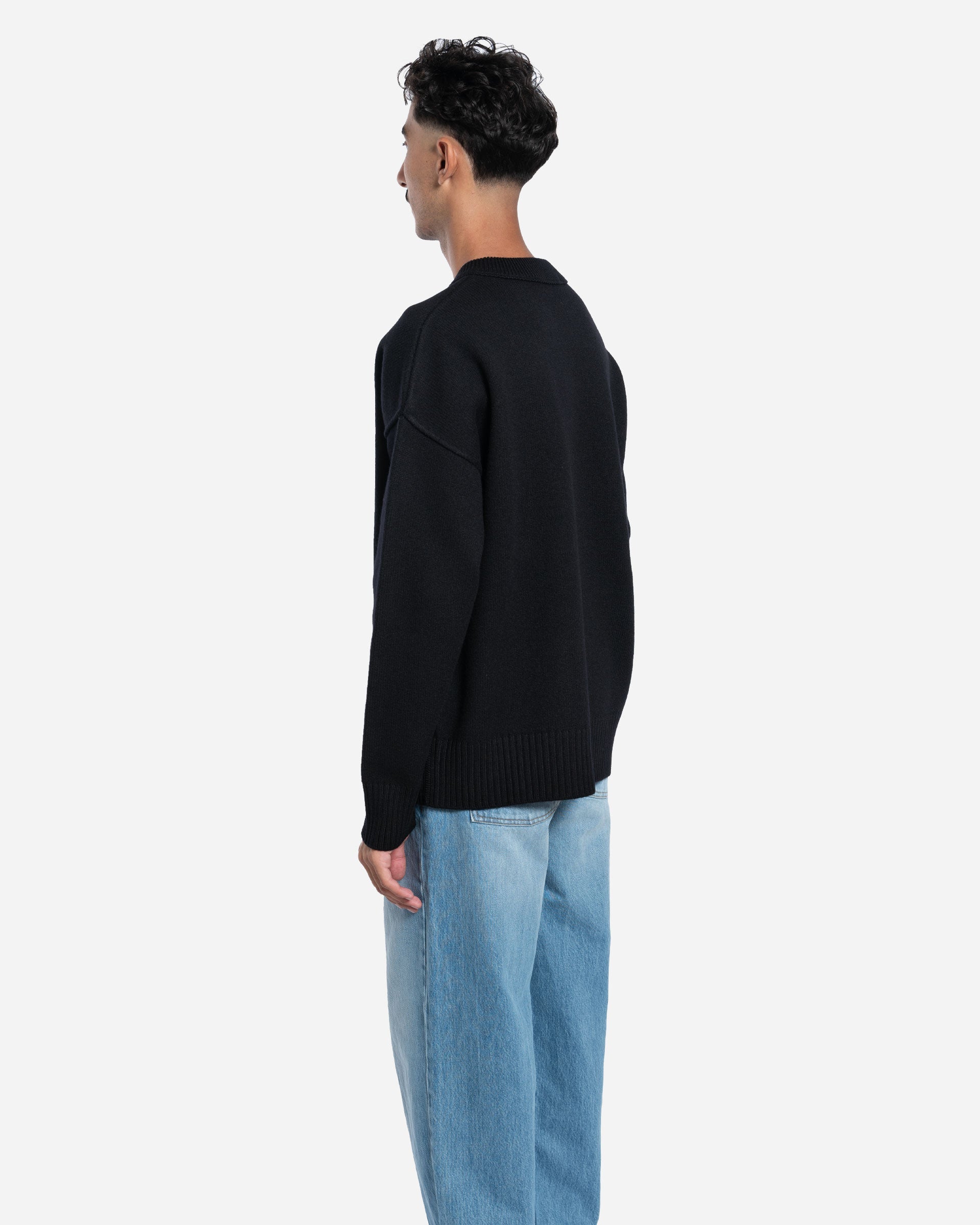 Pull Col Rond Ami De Coeur en Laine