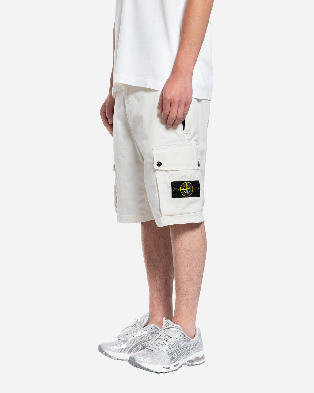 Bermuda à Poches Cargo Blanc
