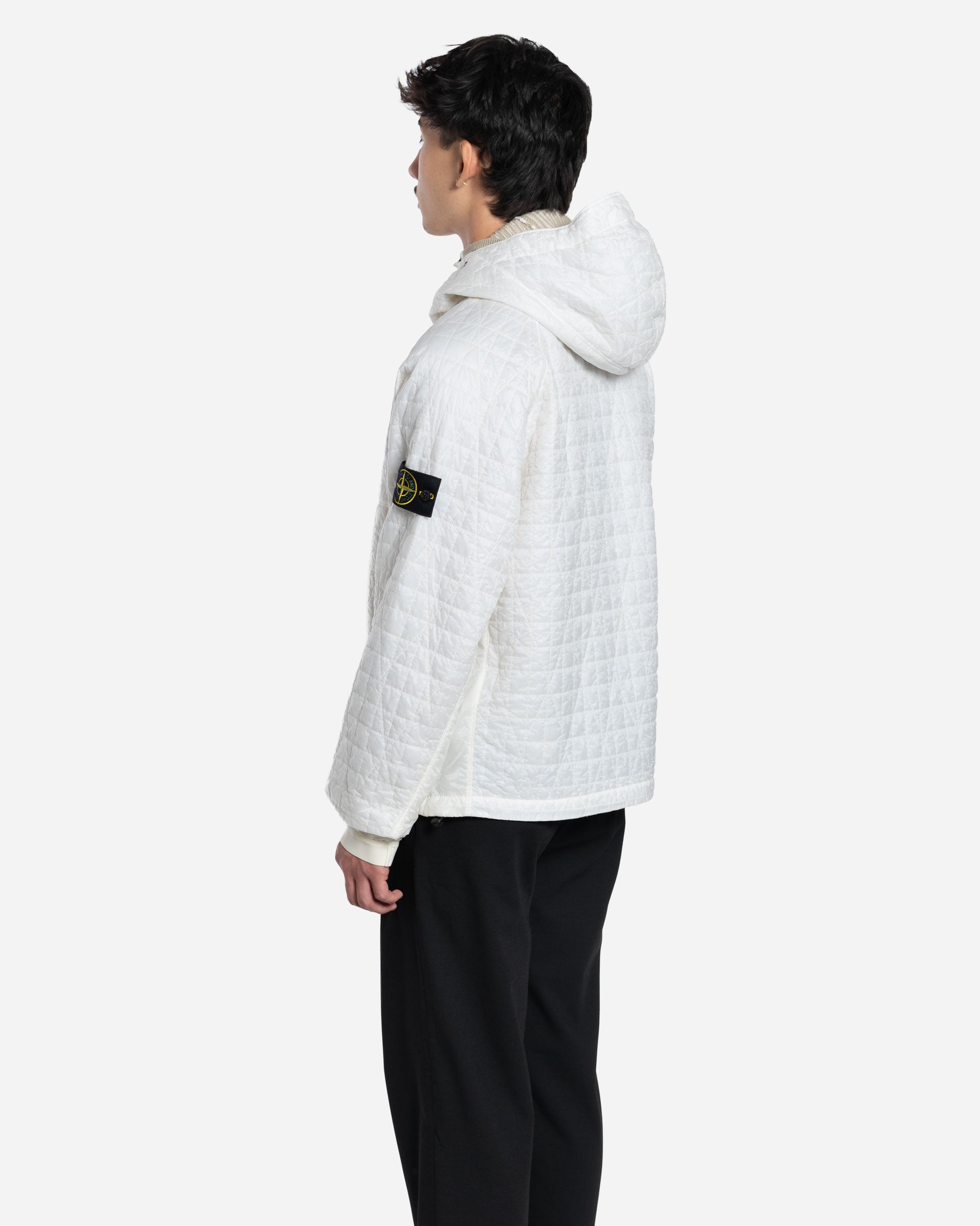 Blouson Rembourré en Nylon Ivoire