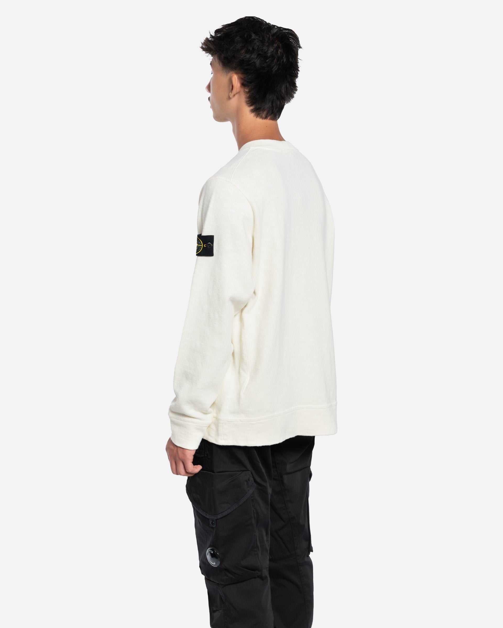 Sweatshirt Ras-Du-Cou Ivoire