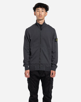 Sweatshirt Zippé à Poches Plaquées