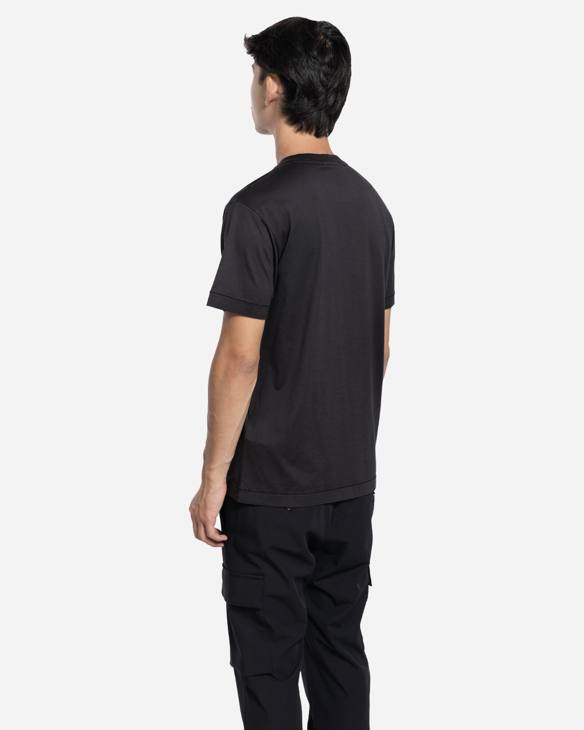 T-Shirt à Écusson Noir