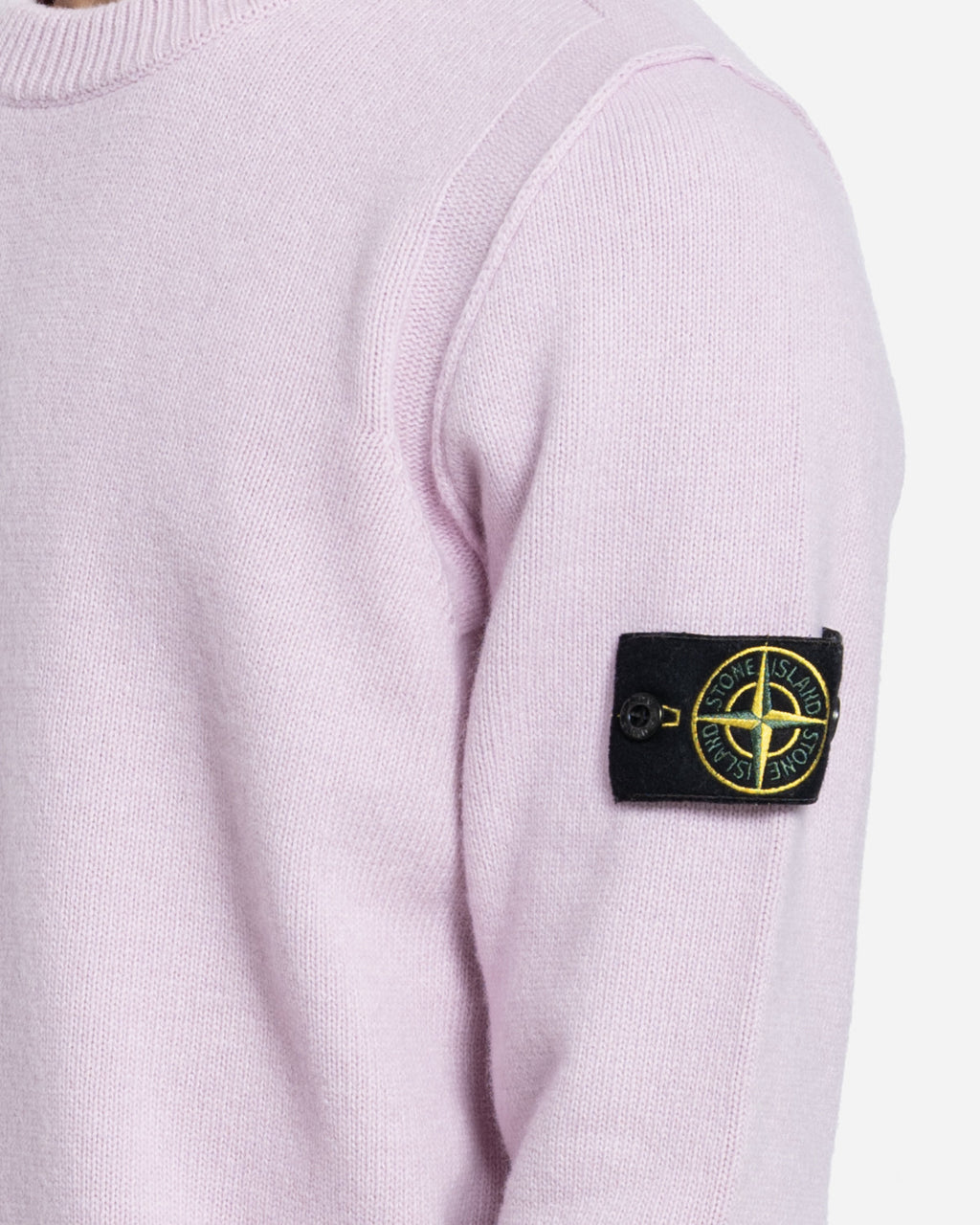 Pull Ras-du-Cou Rose en Maille