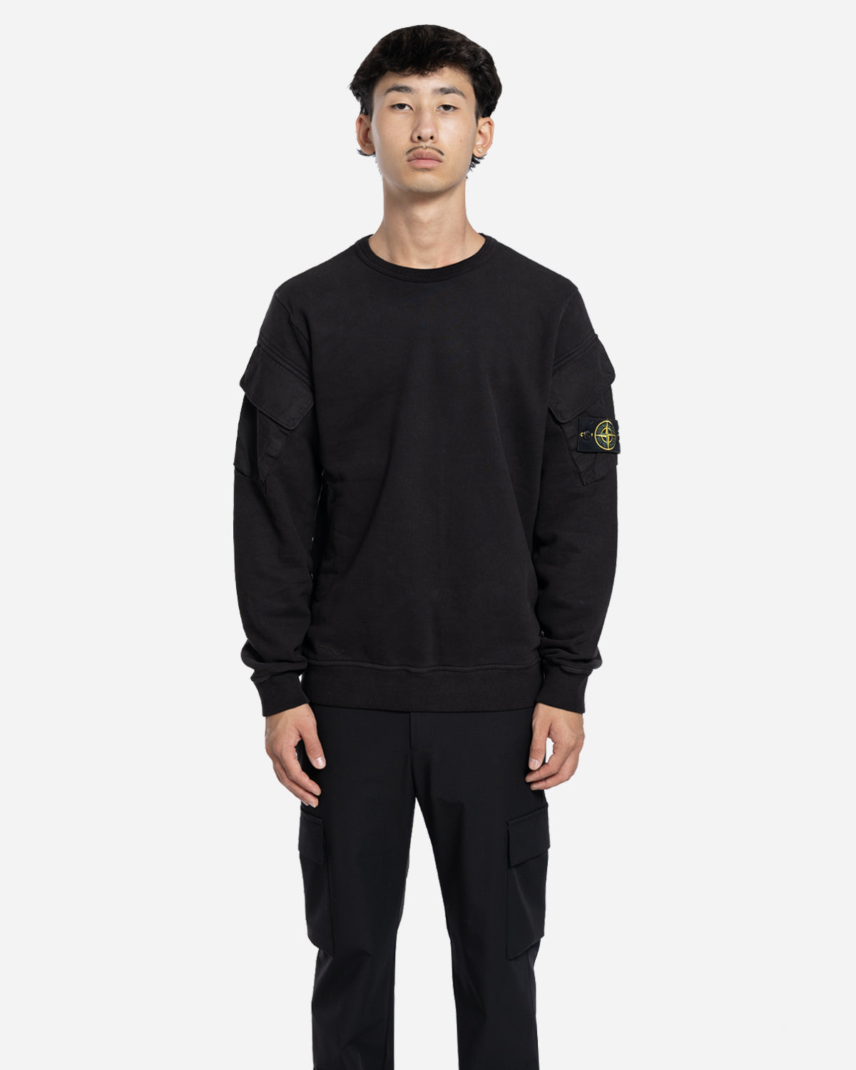 Sweatshirt à Poches Noir