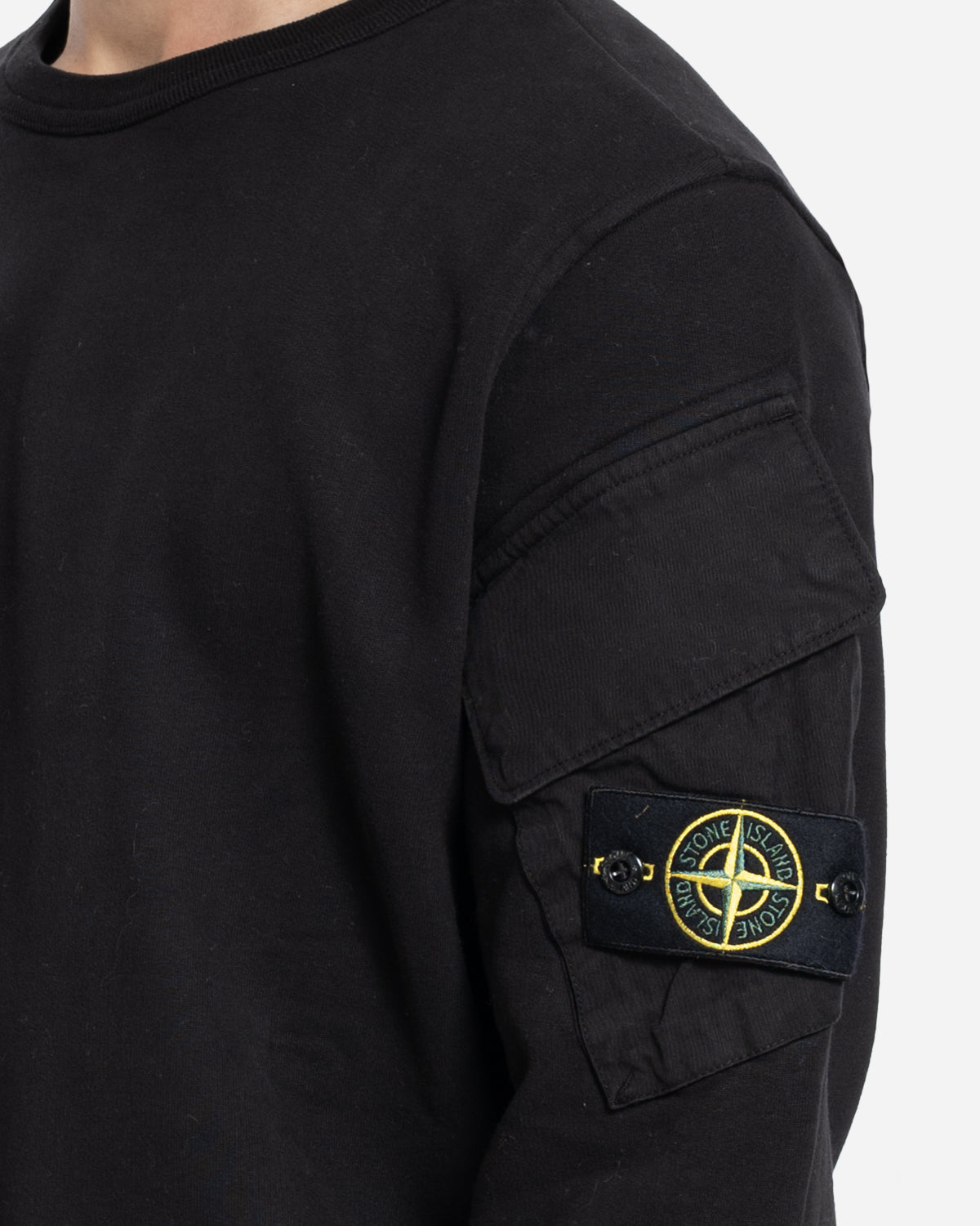 Sweatshirt à Poches Noir