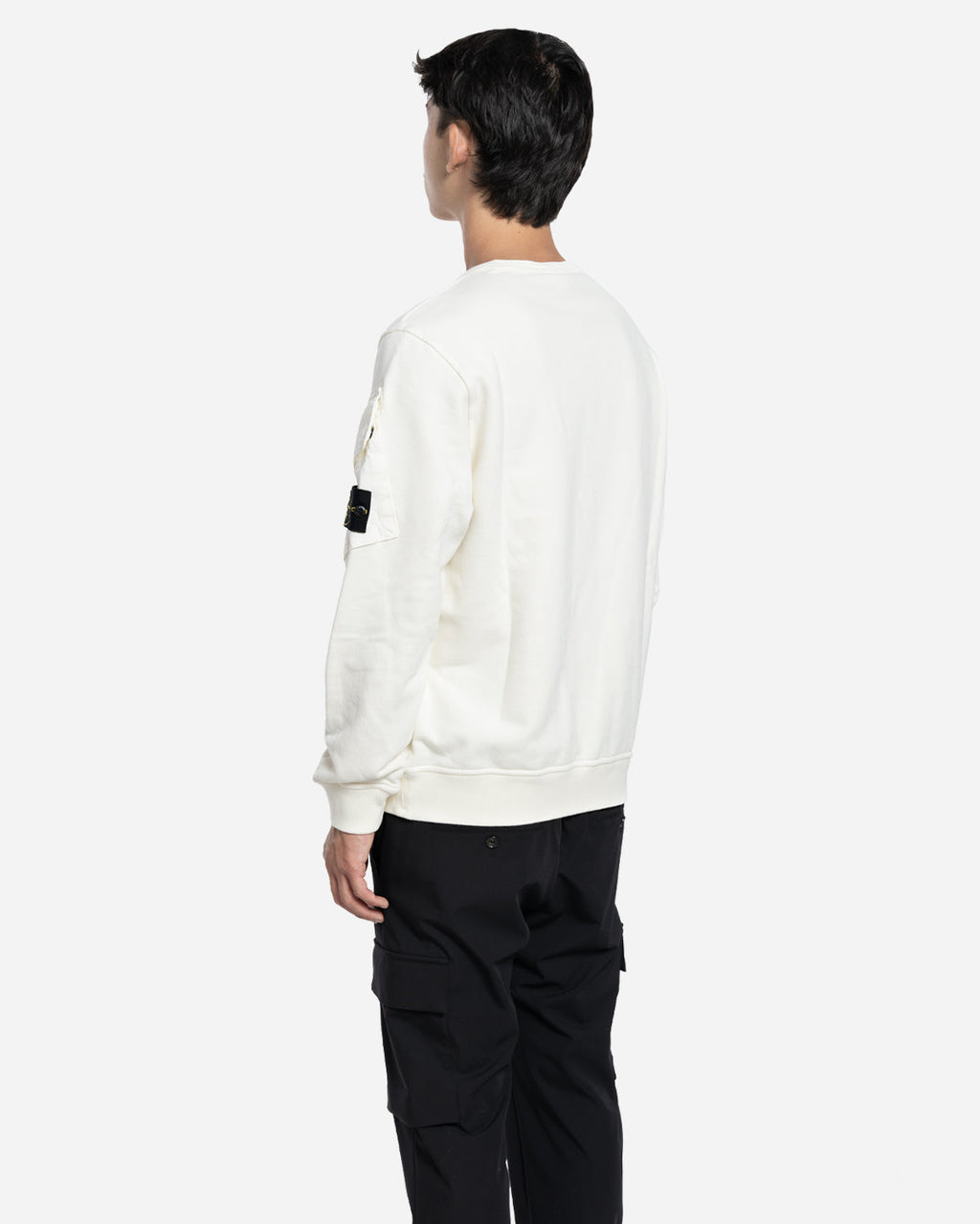 Sweatshirt à Poches Ivoire