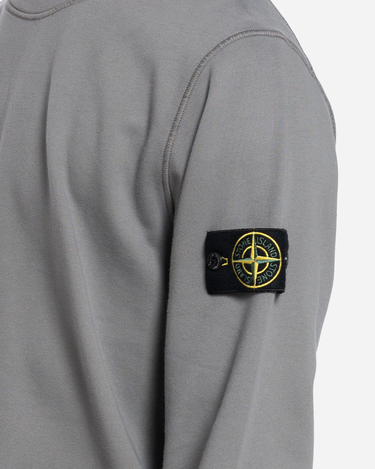 Sweatshirt à Col Rond Ciment