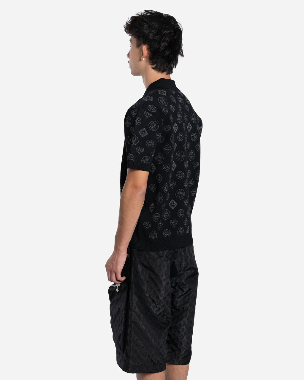 Polo Jacquard à Monogramme