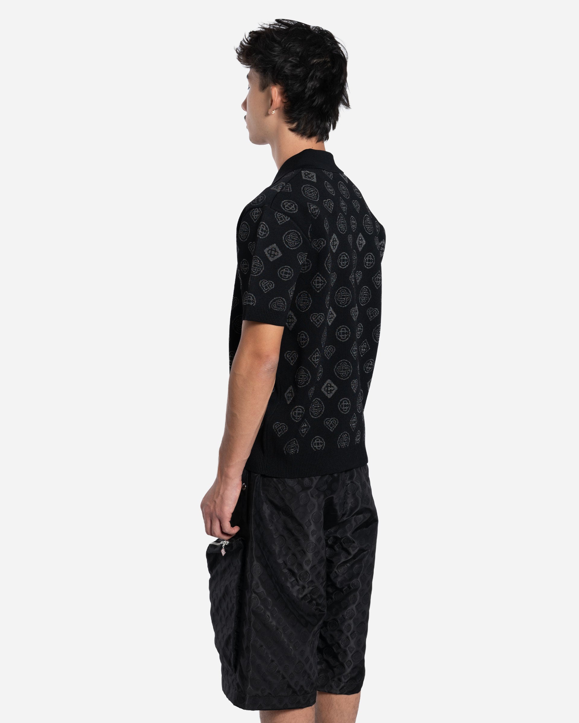 Polo Jacquard à Monogramme