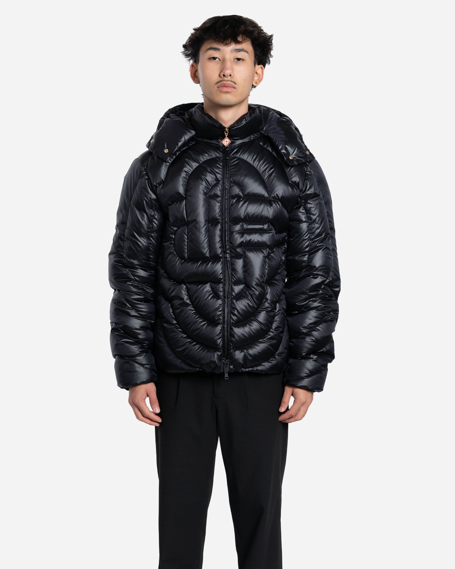 Doudoune en Nylon Matelassé à Monogramme