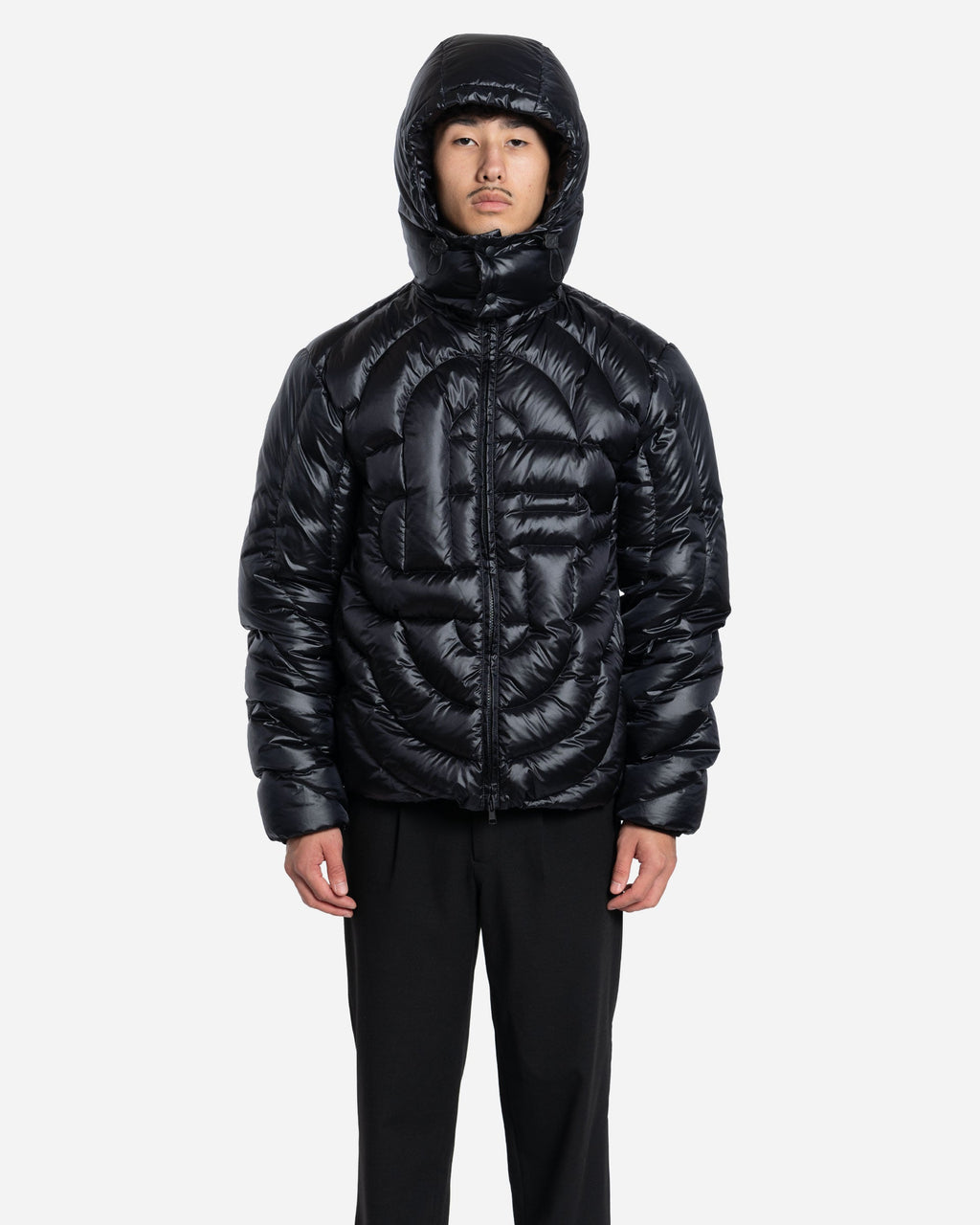 Doudoune en Nylon Matelassé à Monogramme