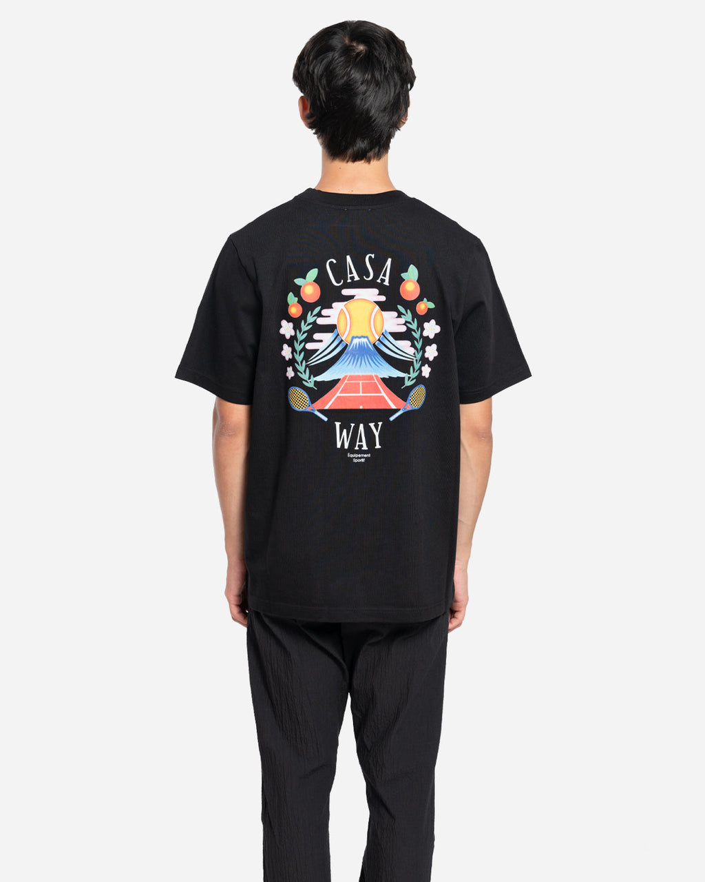 T-Shirt Casa Way Mountain Noir