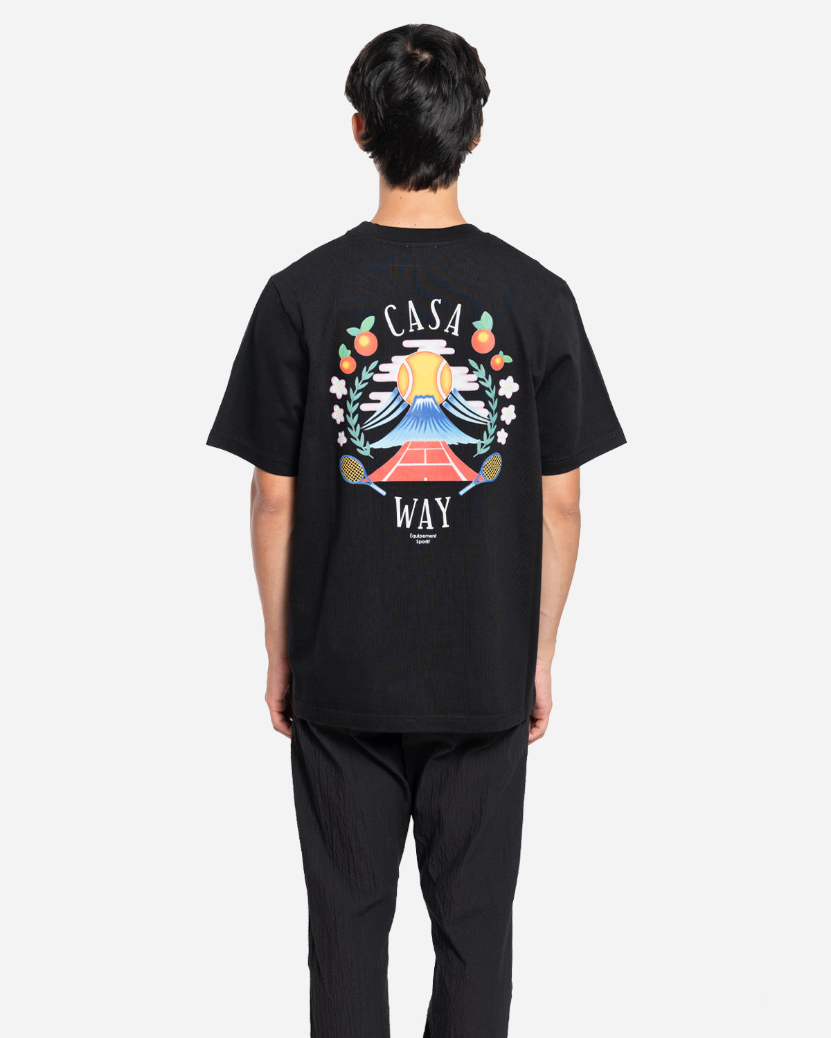 T-Shirt Casa Way Mountain Noir