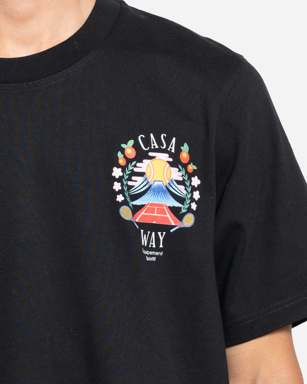 T-Shirt Casa Way Mountain Noir