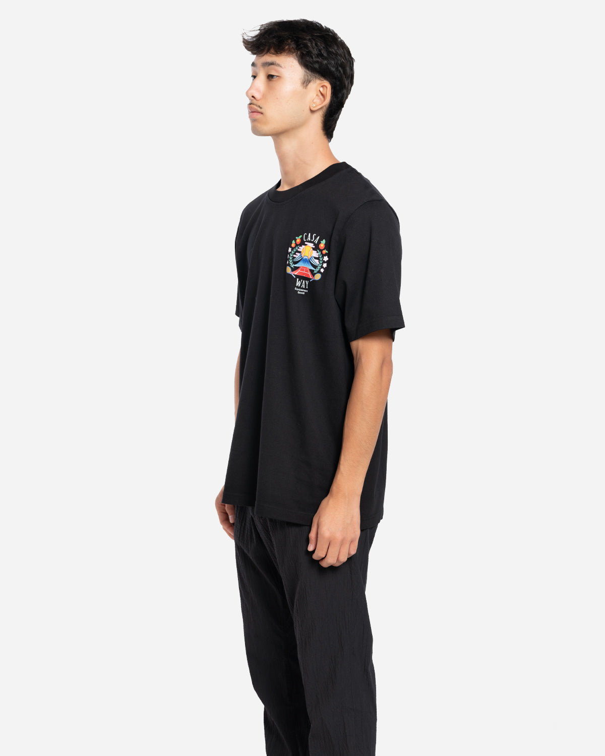 T-Shirt Casa Way Mountain Noir