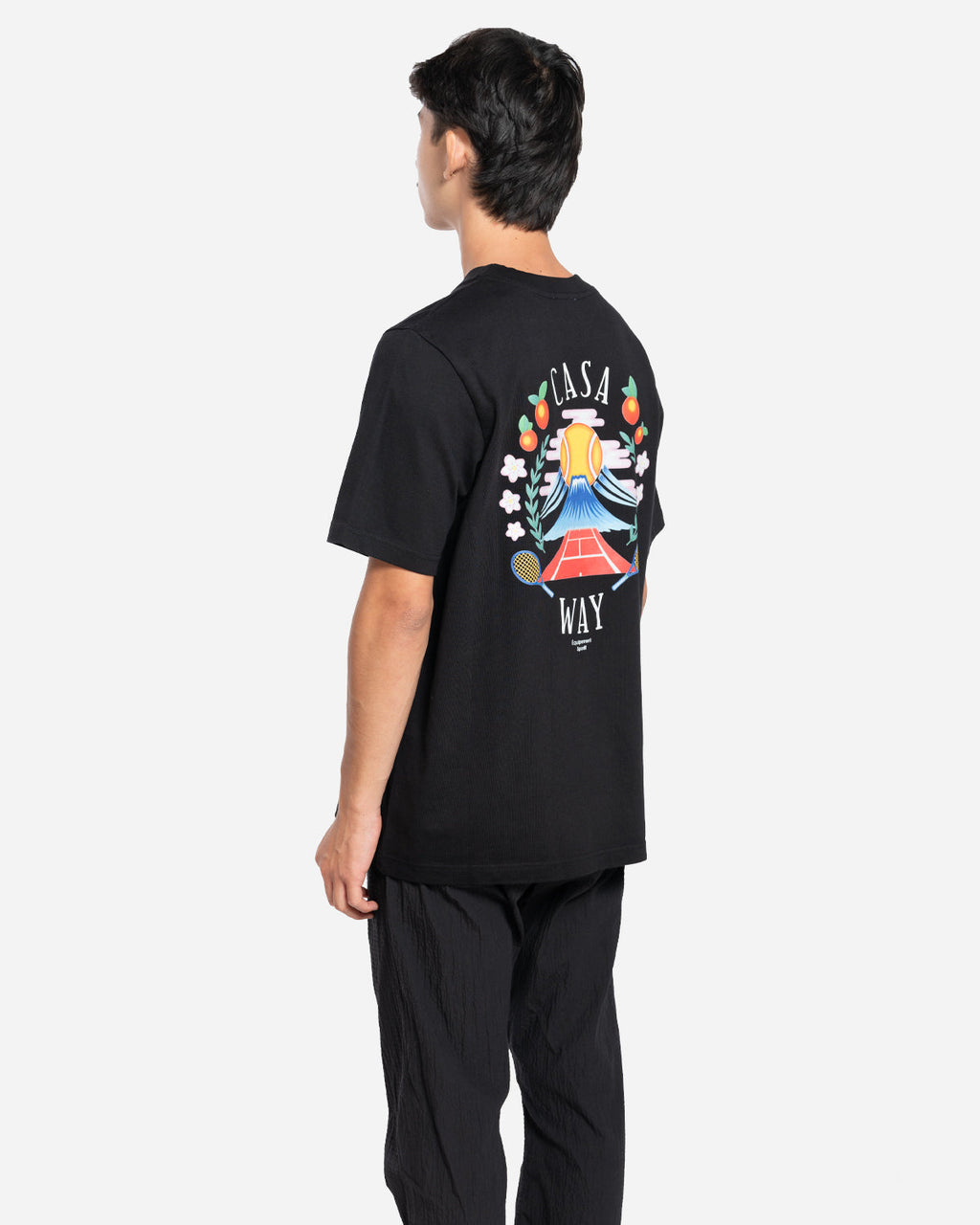 T-Shirt Casa Way Mountain Noir