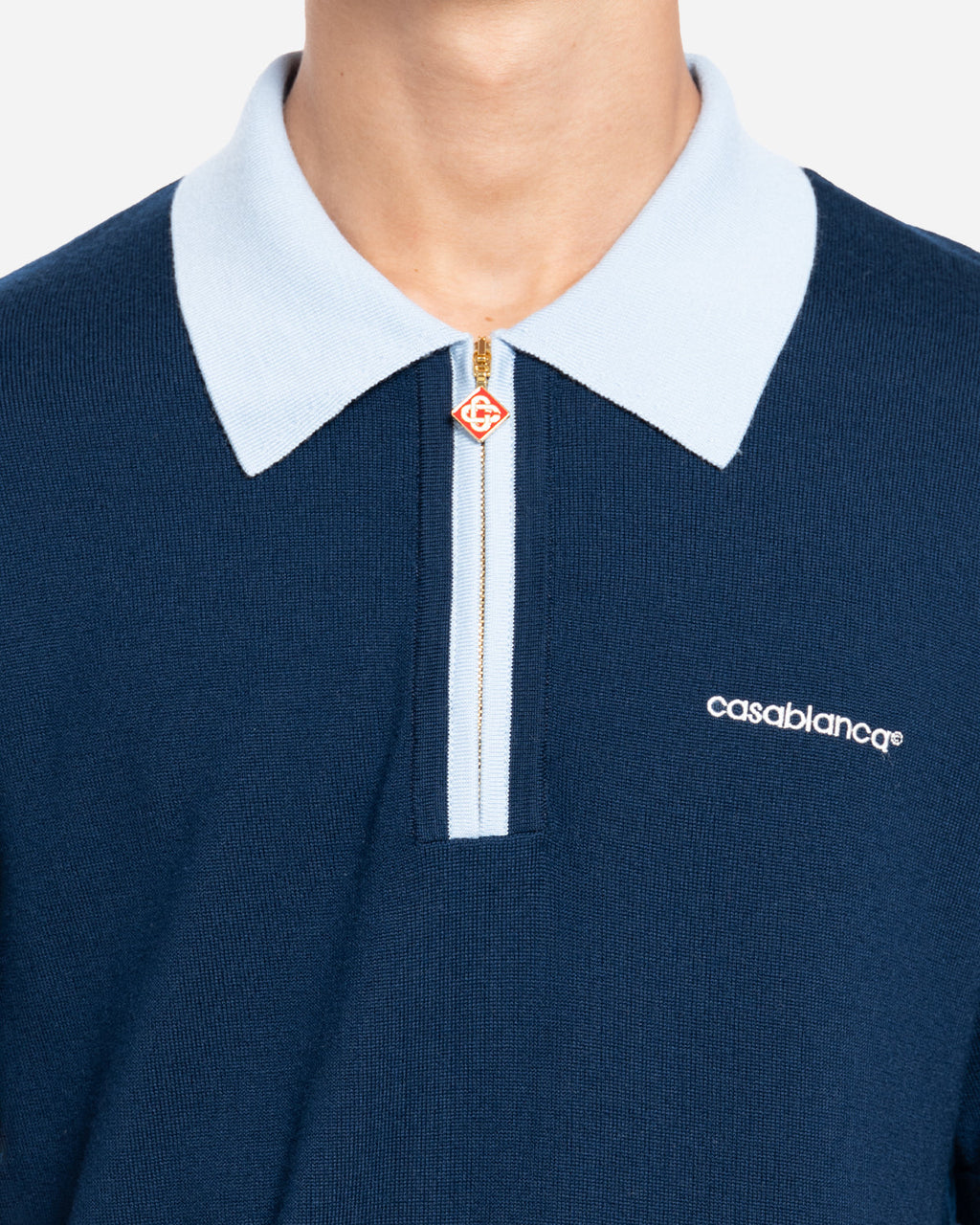 Polo en Maille Mérinos