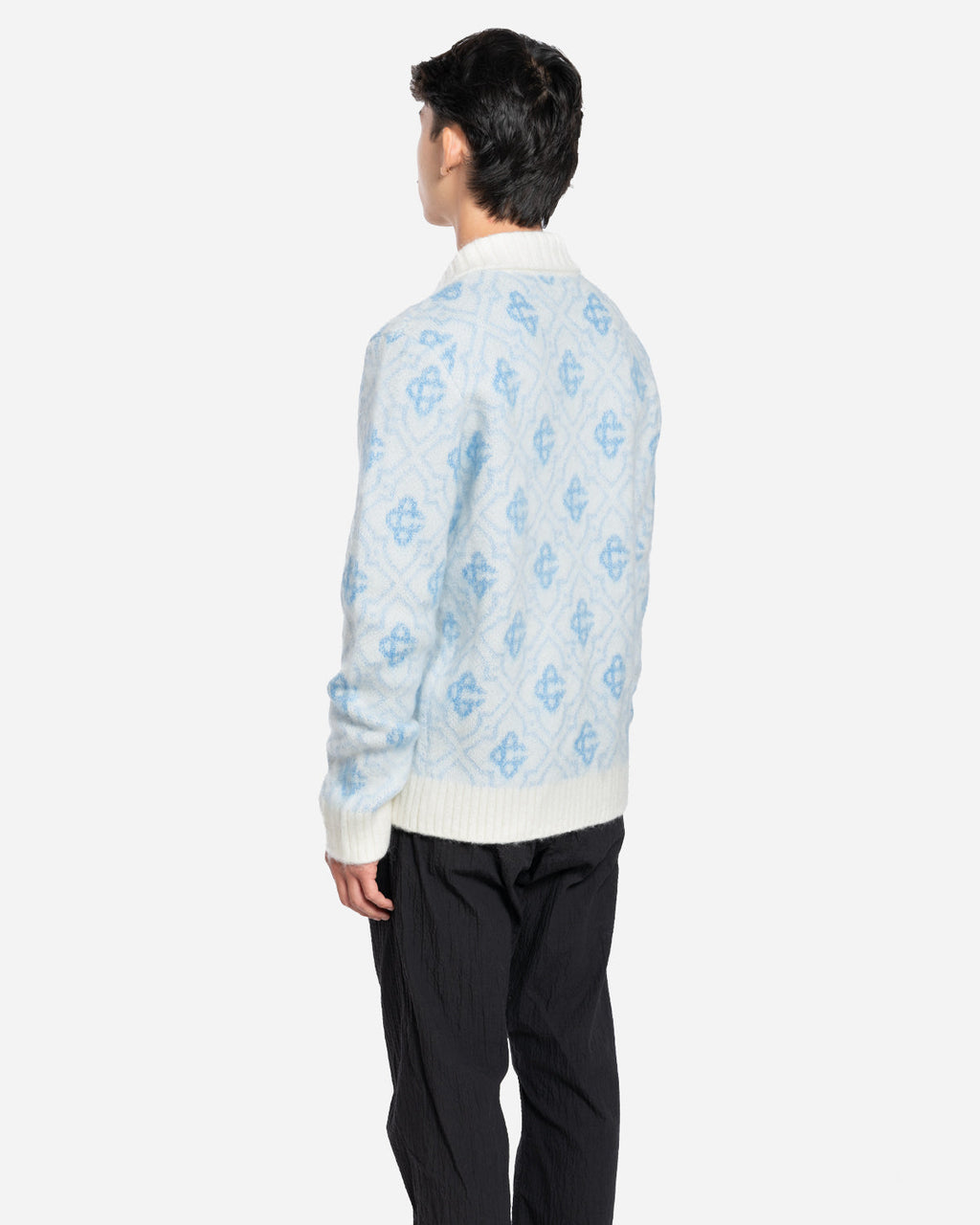 Gilet Zippé Monogramme en Mohair