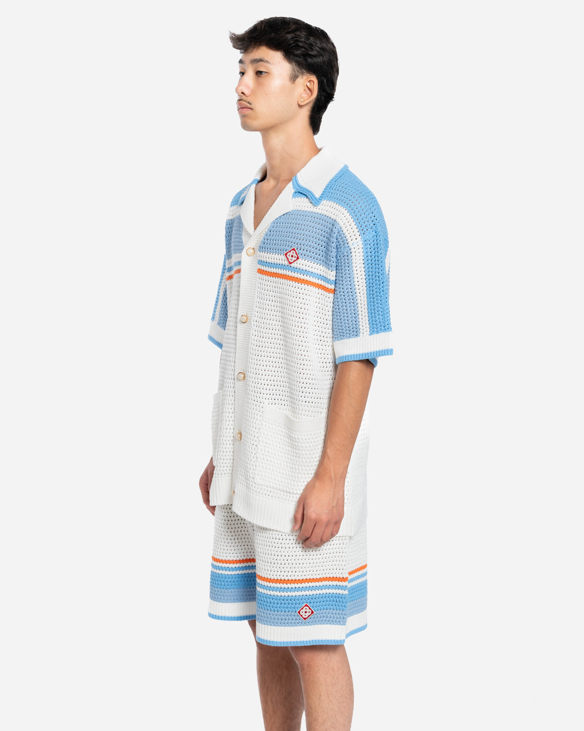 Chemise en Coton Crocheté