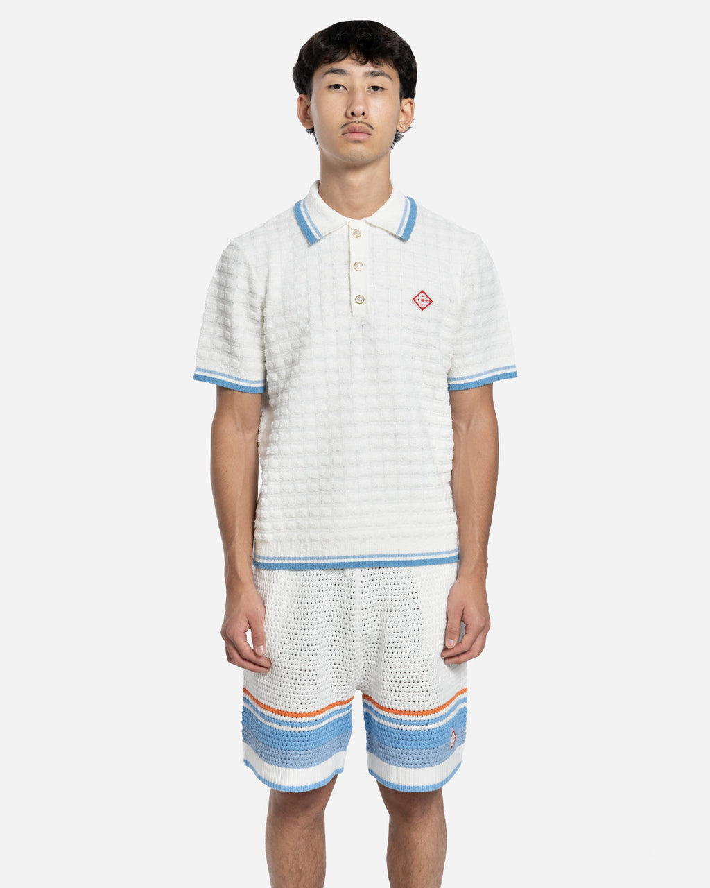 Polo Bouclé en Coton