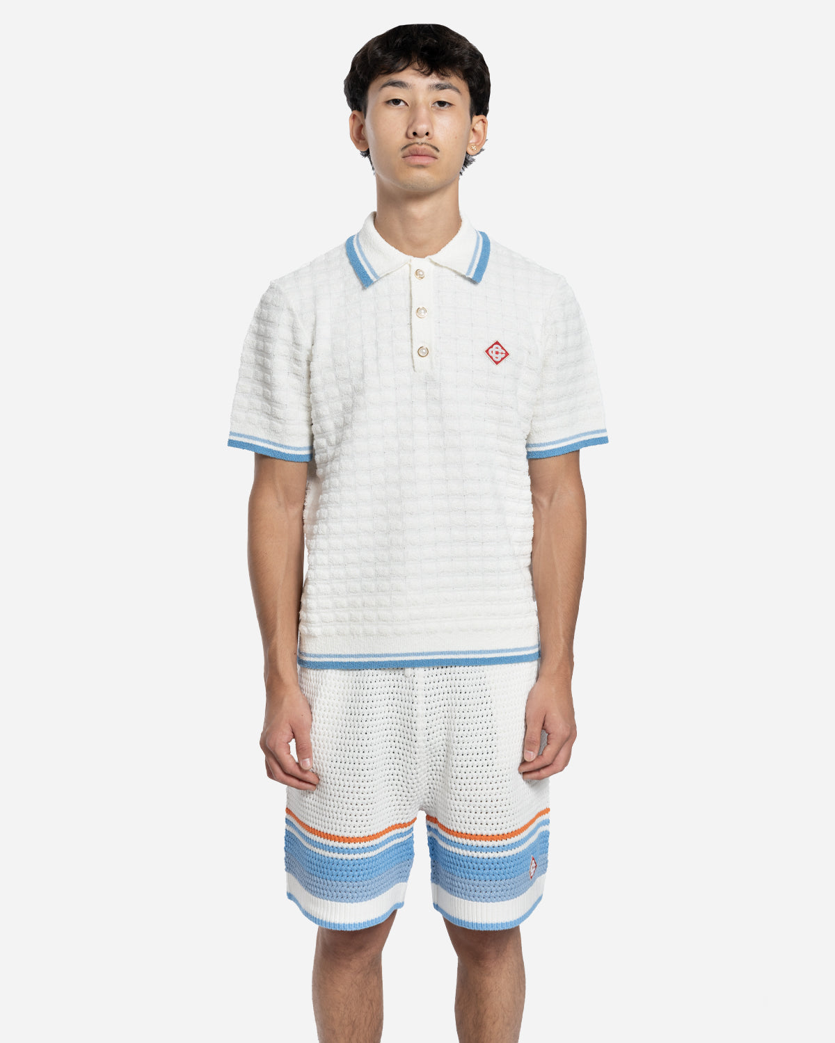 Polo Bouclé en Coton