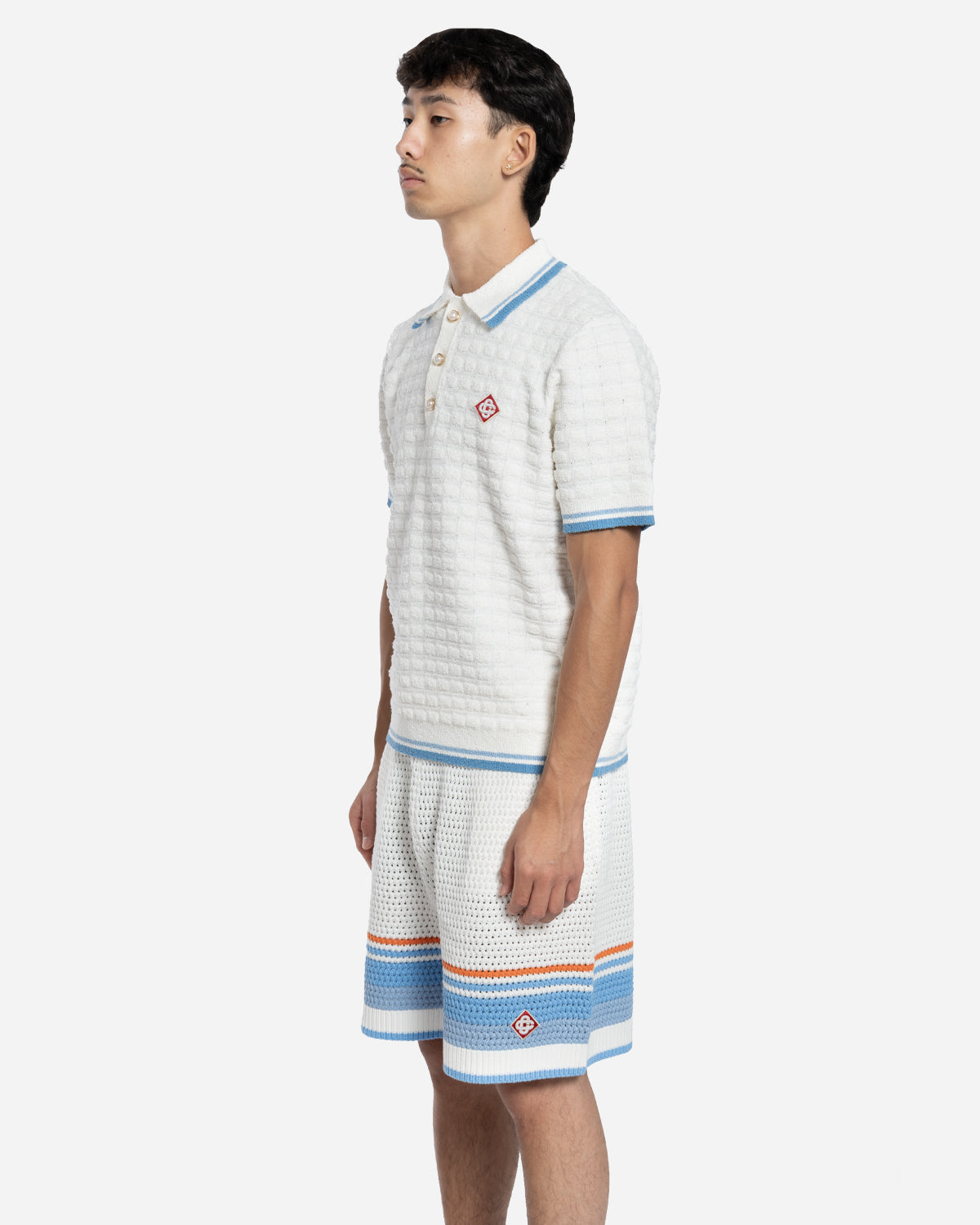 Polo Bouclé en Coton