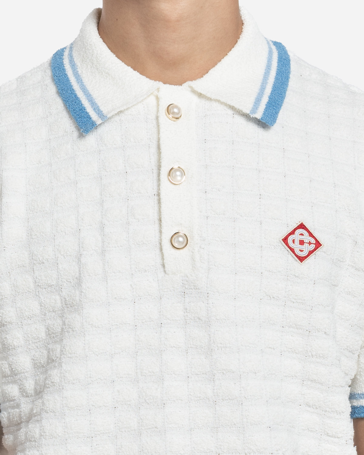 Polo Bouclé en Coton