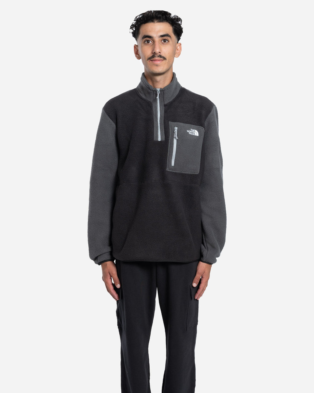 Polaire à Col Zippé Yumiori Noir Asphalt