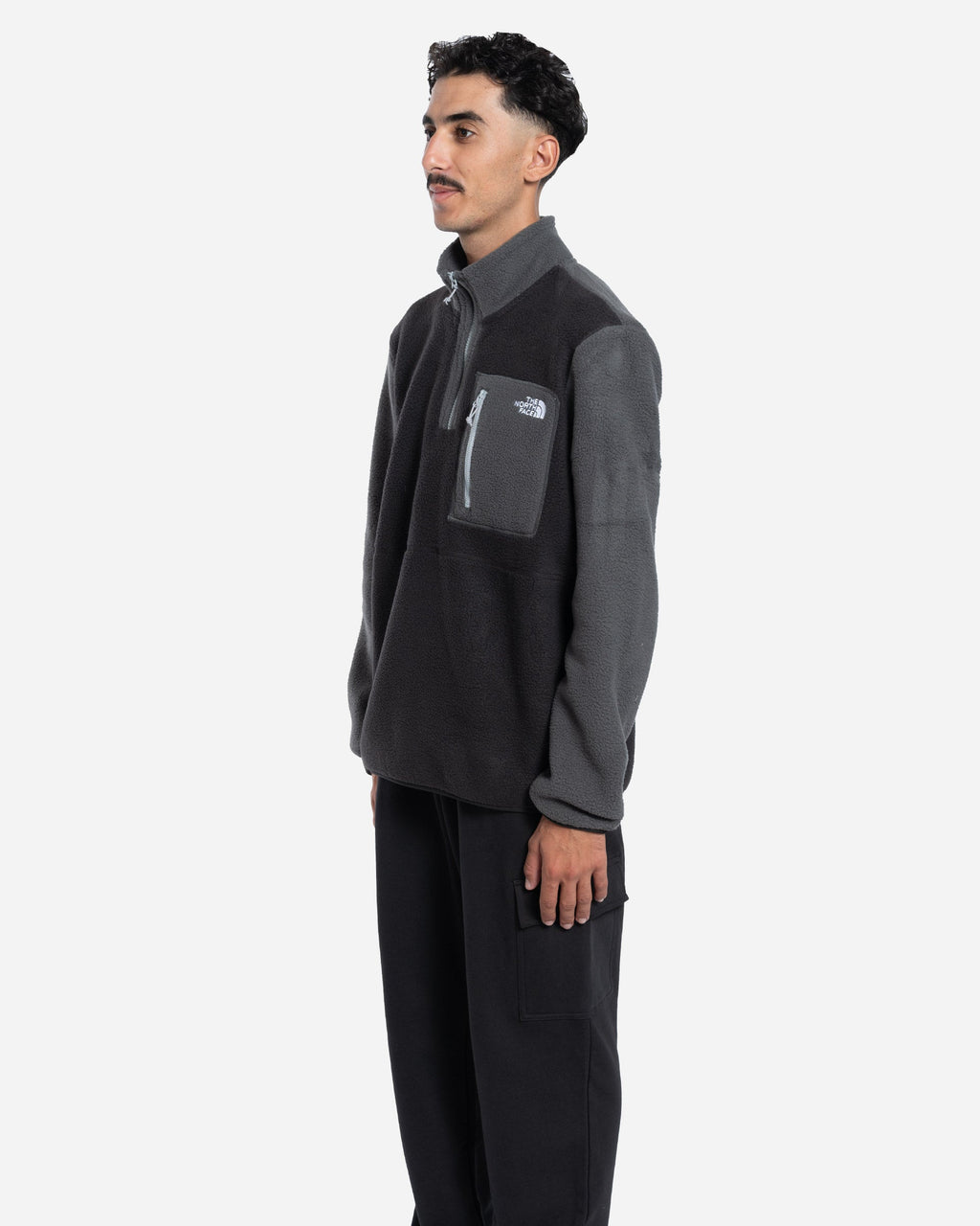 Polaire à Col Zippé Yumiori Noir Asphalt