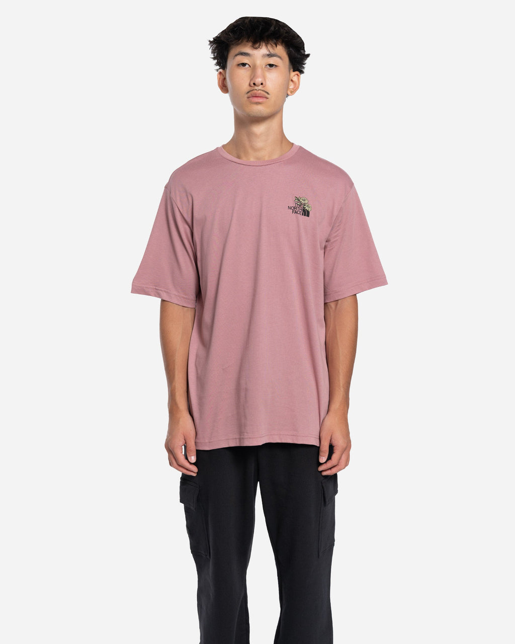 T-Shirt Dome Flower Relaxed Graphic Rose