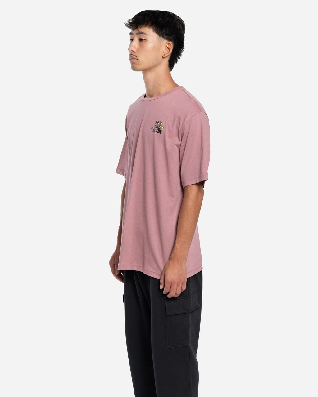 T-Shirt Dome Flower Relaxed Graphic Rose