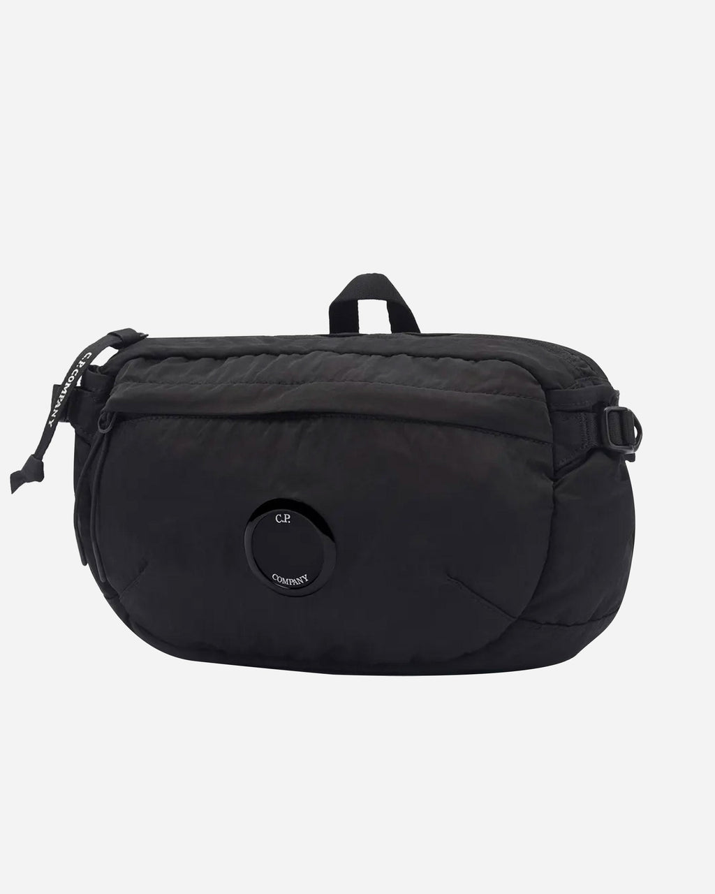 Sac à Bandoulière en Nylon Noir