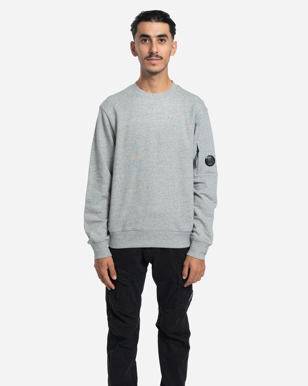 Pull à Col Ras du Cou en Coton Brossé