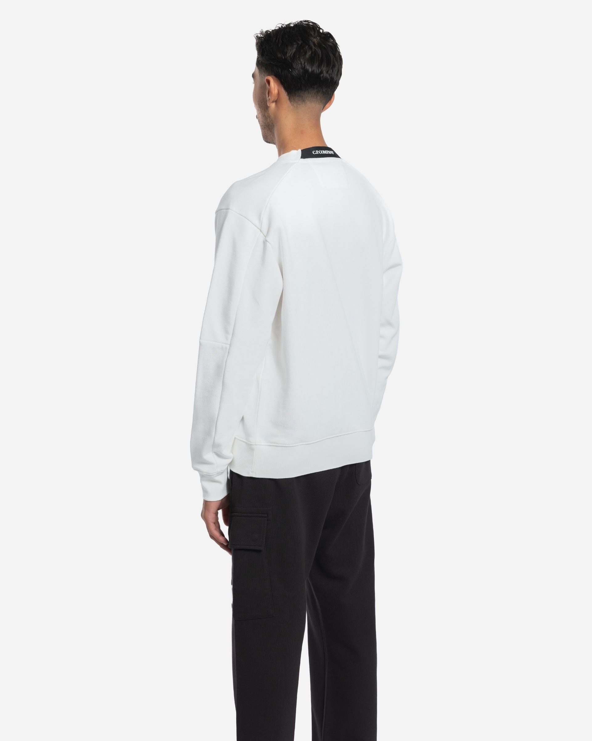 Pull à Col Ras du Cou en Coton Brossé