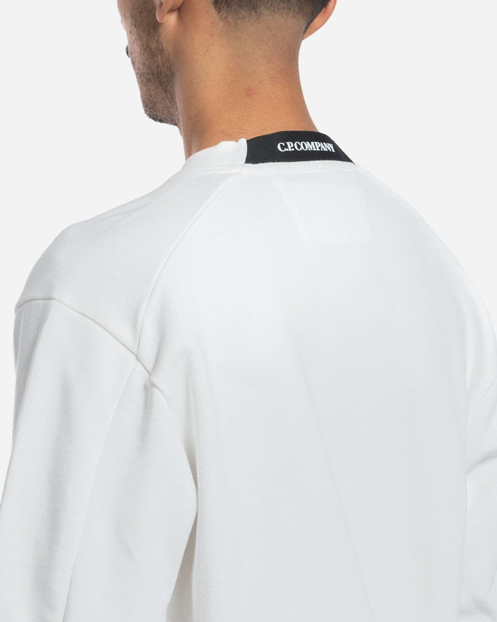 Pull à Col Ras du Cou en Coton Brossé