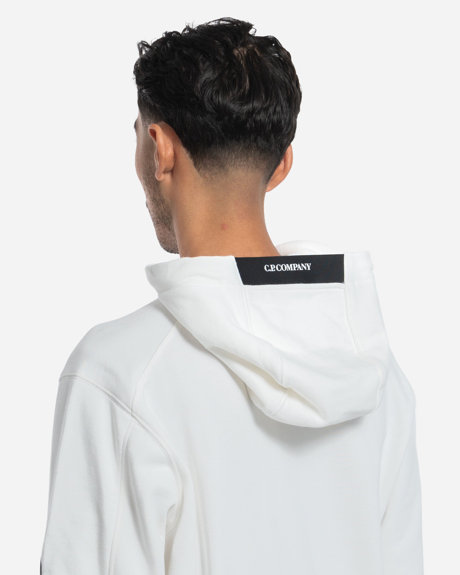 Sweatshirt à Capuche en Coton Brossé