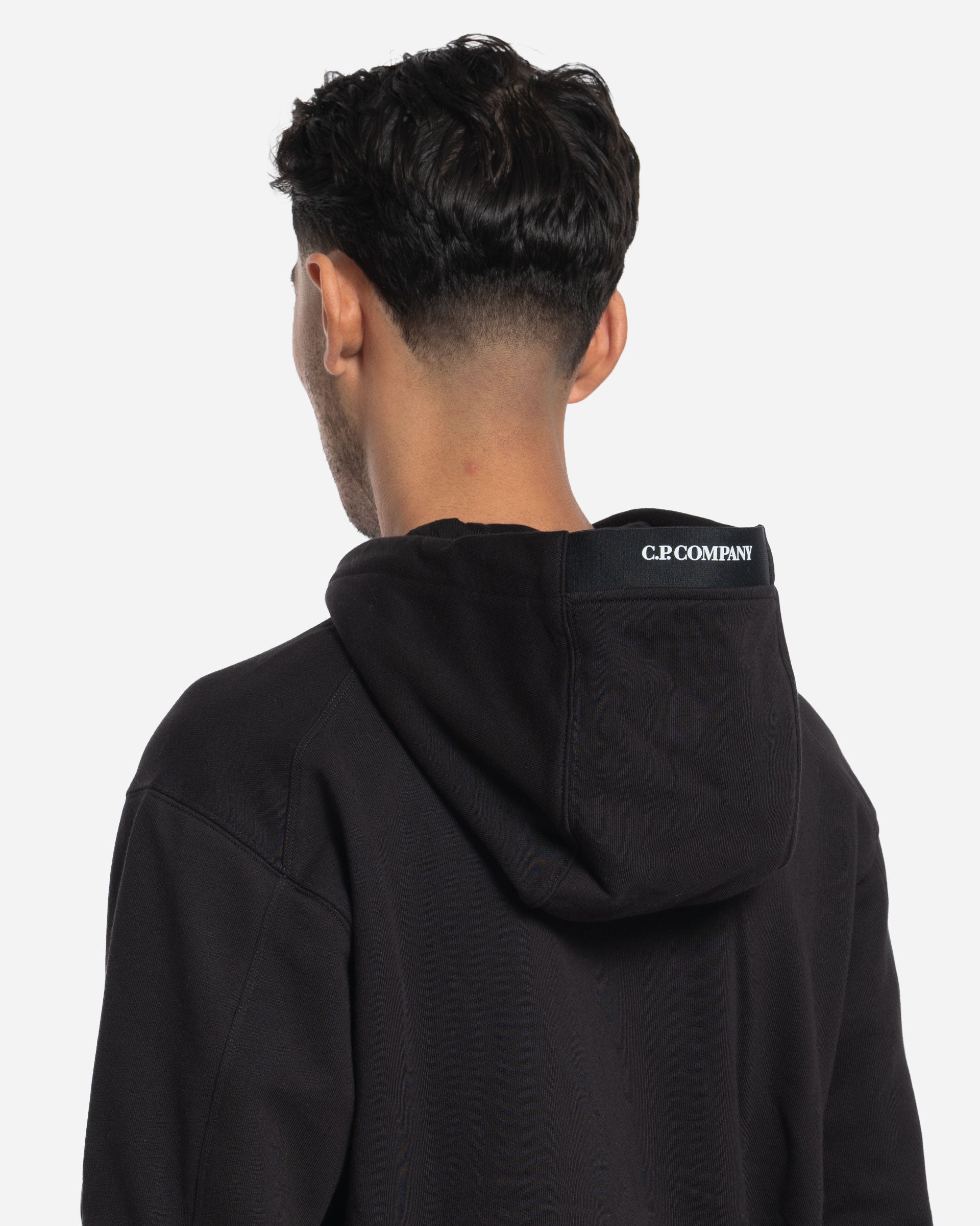 Sweatshirt à Capuche en Coton Brossé