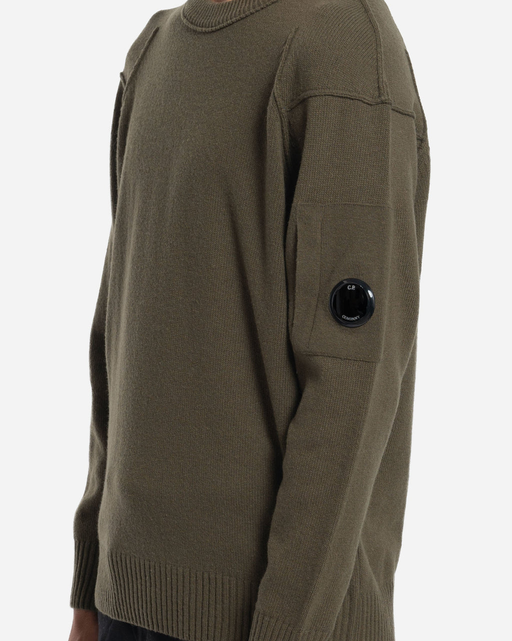 Pull à Col Ras du Cou en Laine Lambswool GRS